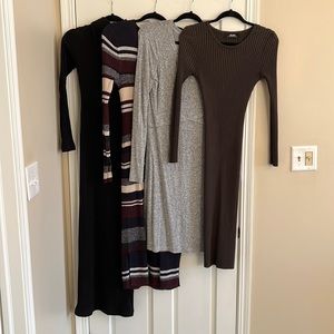 GENTLY WORN *4 Sweater dress bundle!!